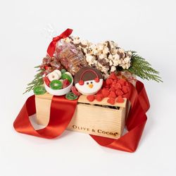 Image of Olive & Cocoa warm wishes crate – petite (pre-order for early October delivery)