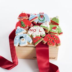 Image of Olive & Cocoa ugly sweater frosted cookies
