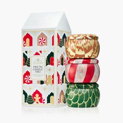 Image of Voluspa holiday mini tin trio 