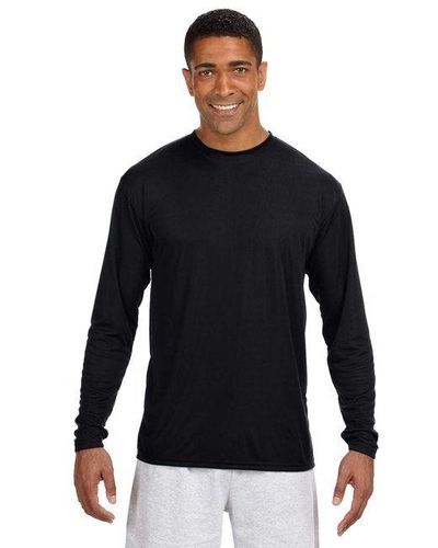 A4 Mens Long Sleeve Cooling Performance Crew image thumbnail