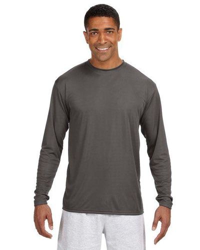 A4 Mens Long Sleeve Cooling Performance Crew image thumbnail
