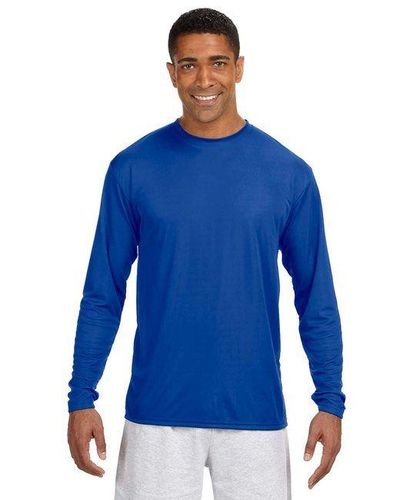 A4 Mens Long Sleeve Cooling Performance Crew image thumbnail