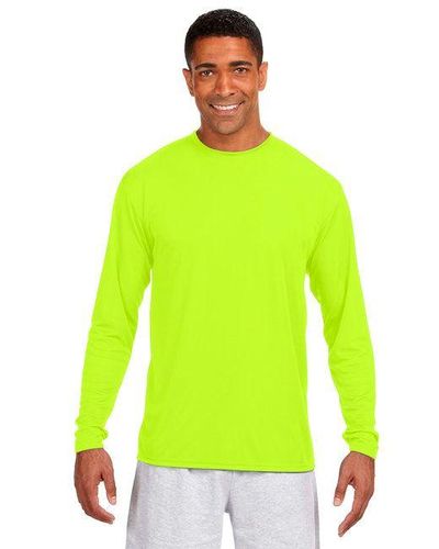 A4 Mens Long Sleeve Cooling Performance Crew image thumbnail