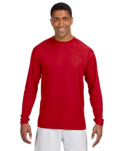 A4 Mens Long Sleeve Cooling Performance Crew image thumbnail