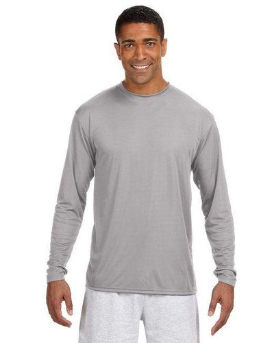 A4 Mens Long Sleeve Cooling Performance Crew image thumbnail
