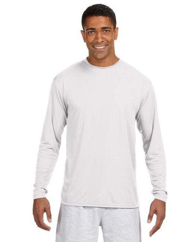 A4 Mens Long Sleeve Cooling Performance Crew image thumbnail