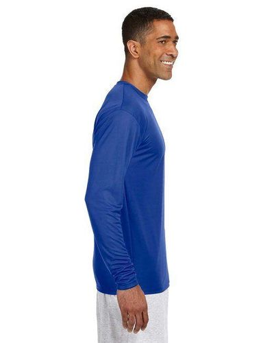 A4 Mens Long Sleeve Cooling Performance Crew image thumbnail