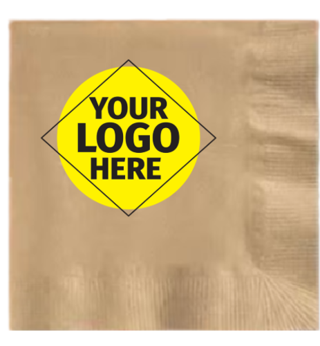 1-Ply Kraft Recycle Beverage Napkins image thumbnail