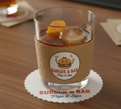 Image of Rounded Coasters 4" M500