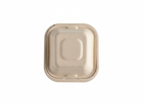 6" Hinged Lid Molded Fiber Container image thumbnail