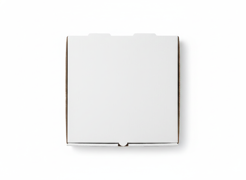12" Inch White/Kraft Pizza Box image thumbnail