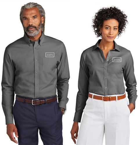 Brooks Brothers Wrinkle-Free Stretch Pinpoint Shirt image thumbnail