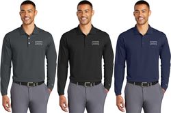 Image of Nike Long-Sleeve Dri-FIT Stretch Tech Polo