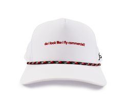 Image of Outside, Texas "do i look like i fly commercial?" Structured Rope Hat