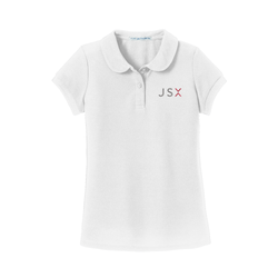 Image of Youth Girls Logo Polo - Short Sleeve