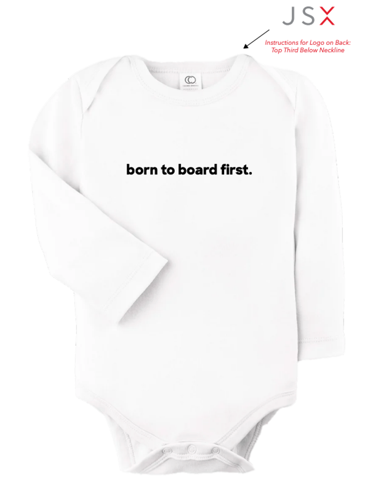 Organic Cotton Infant Longsleeve Onesie primary image