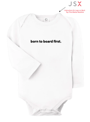 Image of Organic Cotton Infant Longsleeve Onesie