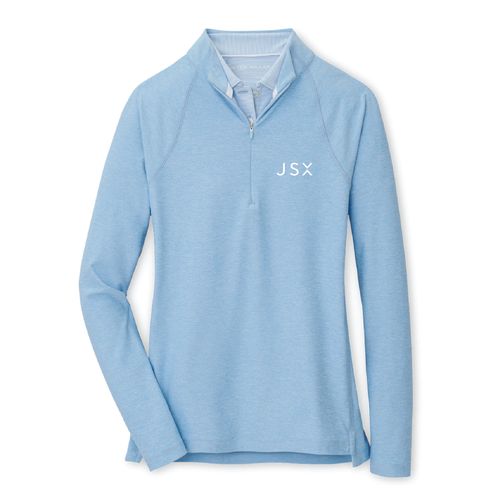 Peter Millar Melange Raglan Sleeve Perth Layer Quarter-Zip - Women's image thumbnail