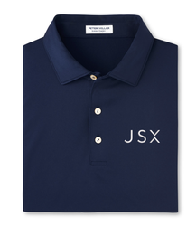 Image of Peter Millar Logo Performance Polo - Short Sleeve - Men's