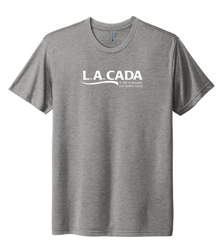 Tri-Blend Tee - White Logo - DTG image thumbnail