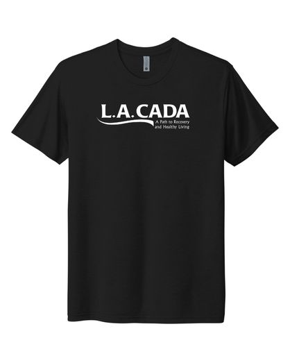 Tri-Blend Tee - White Logo - DTG image thumbnail