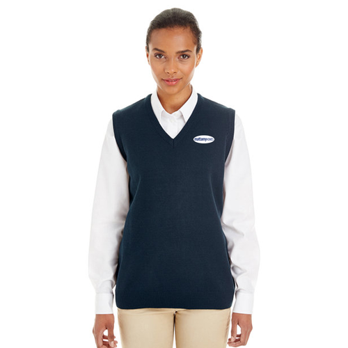 Women's Harriton Pilbloc V-Neck Sweater Vest image thumbnail