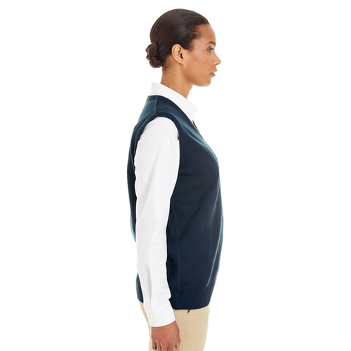 Women's Harriton Pilbloc V-Neck Sweater Vest image thumbnail