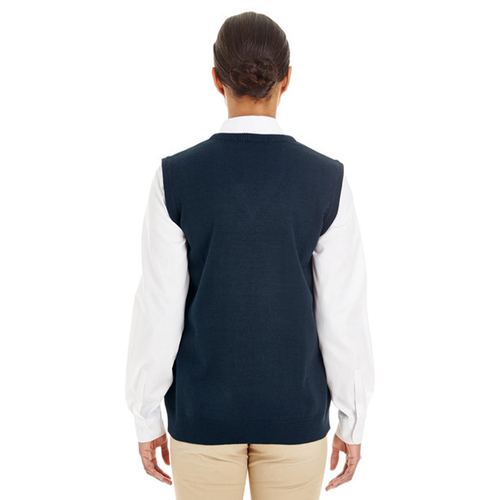 Women's Harriton Pilbloc V-Neck Sweater Vest image thumbnail