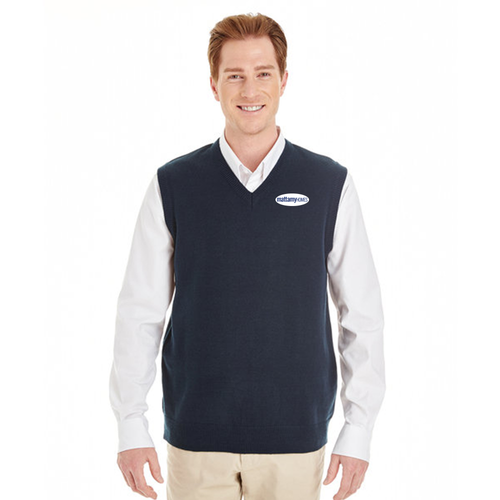 Men's Harriton Pilbloc V-Neck Sweater Vest image thumbnail