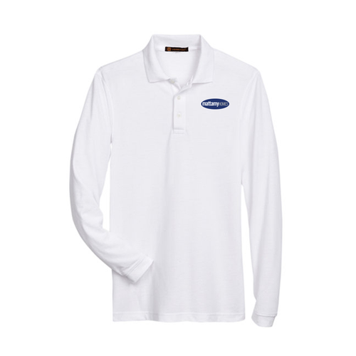 Men's Harriton 5.6 Oz. Easy Blend L/S Polo image thumbnail