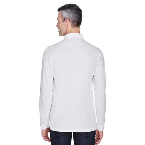 Men's Harriton 5.6 Oz. Easy Blend L/S Polo image thumbnail