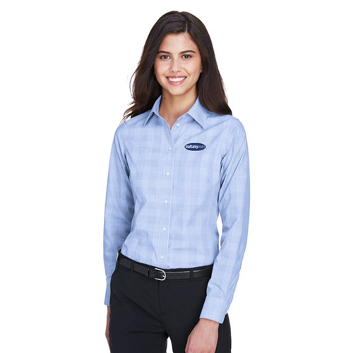 Women's Crown Collection Glen Plaid Shirt image thumbnail