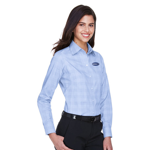 Women's Crown Collection Glen Plaid Shirt image thumbnail