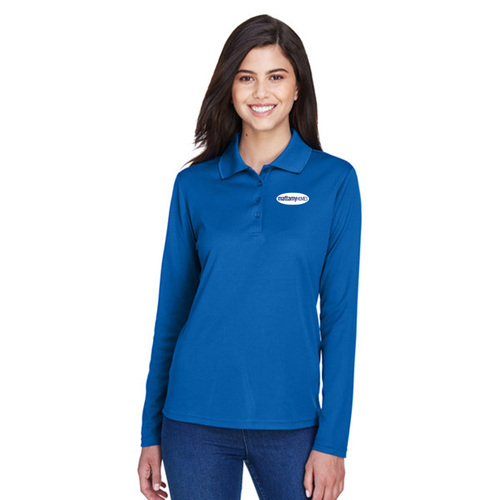 Women's Pinnacle L/S Pique Polo image thumbnail