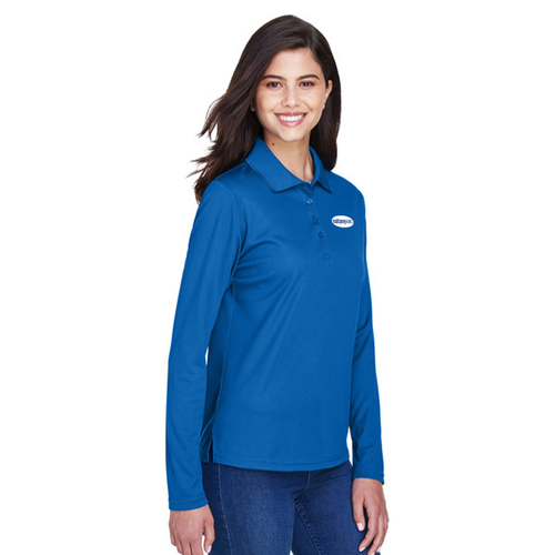 Women's Pinnacle L/S Pique Polo image thumbnail