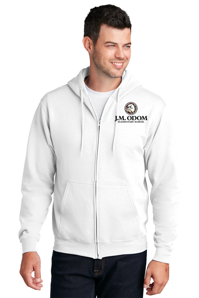 Odom Adult Core Fleece Full-Zip Hooded Sweatshirt primary image Odom Adult Core Fleece Full-Zip Hooded Sweatshirt primary image