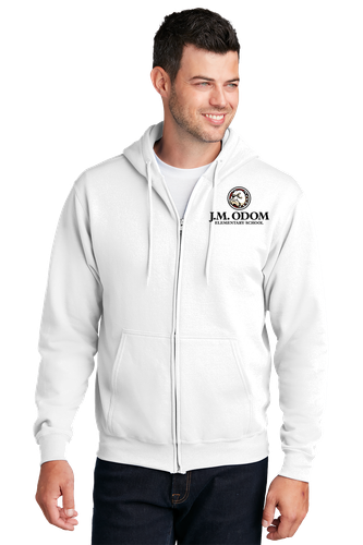 Odom Adult Core Fleece Full-Zip Hooded Sweatshirt image thumbnail Odom Adult Core Fleece Full-Zip Hooded Sweatshirt image thumbnail