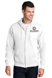 Image of Odom Adult Core Fleece Full-Zip Hooded Sweatshirt