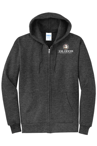 Odom Adult Core Fleece Full-Zip Hooded Sweatshirt image thumbnail Odom Adult Core Fleece Full-Zip Hooded Sweatshirt image thumbnail