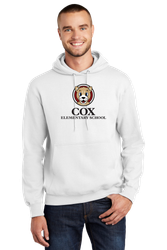 Image of Cox Adult Essential Fleece Pullover Hooded Sweatshirt