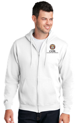 Image of Cox Core Fleece Full-Zip Hooded Sweatshirt