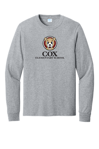 Cox Youth Long Sleeve Core Cotton Tee image thumbnail