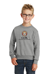 Image of Cox Youth Core Fleece Crewneck Sweatshirt