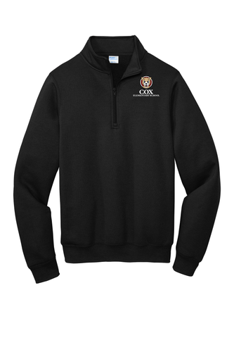 Cox Adult Core Fleece 1/4-Zip Pullover Sweatshirt image thumbnail