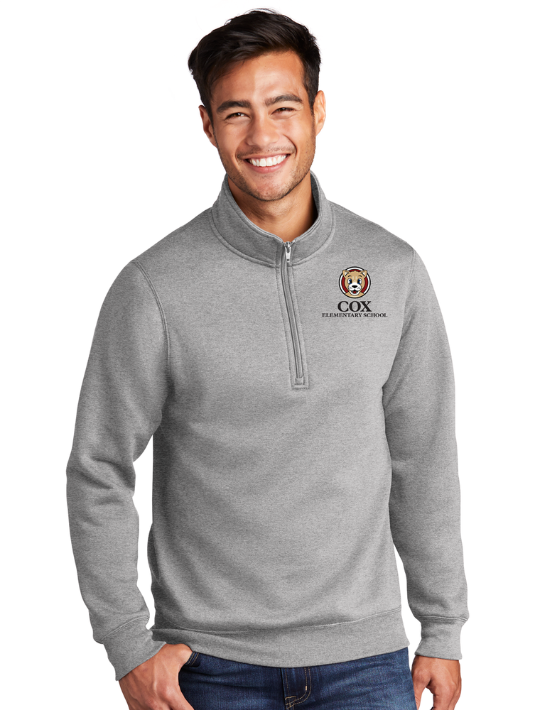 Cox Adult Core Fleece 1/4-Zip Pullover Sweatshirt primary image