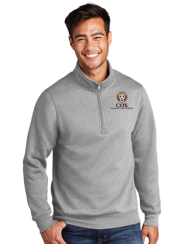 Cox Adult Core Fleece 1/4-Zip Pullover Sweatshirt image thumbnail