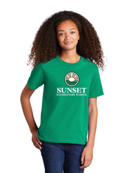 Image of Sunset Youth Core Cotton Tee  