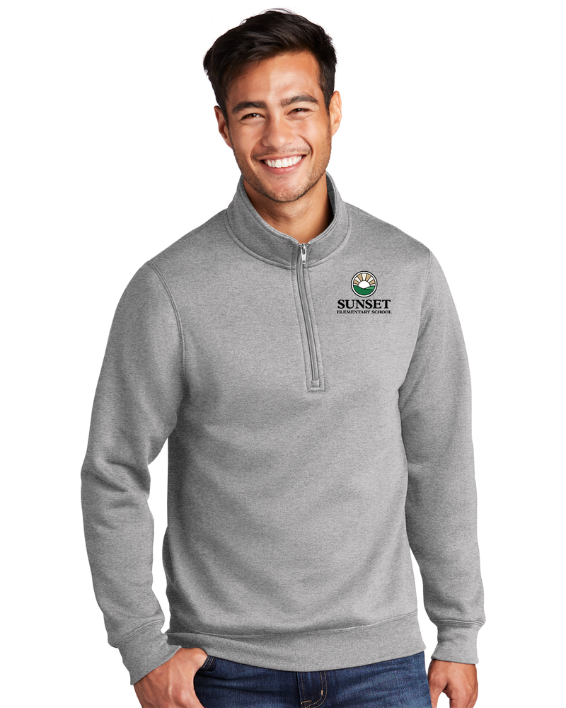 Sunset Adult Core Fleece 1/4-Zip Pullover Sweatshirt primary image