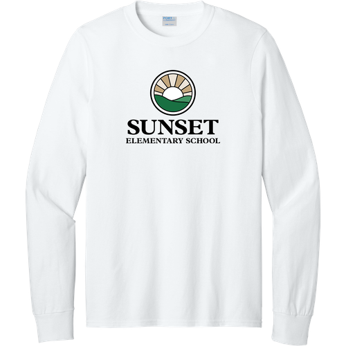Sunset Adult Long Sleeve Core Cotton Tee image thumbnail