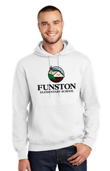 Image of Funston Adult Essential Fleece Pullover Hooded Sweatshirt 